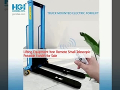 Подъемное оборудование 1тонная дистанционная небольшая телескопическая портативная вилка для продажи